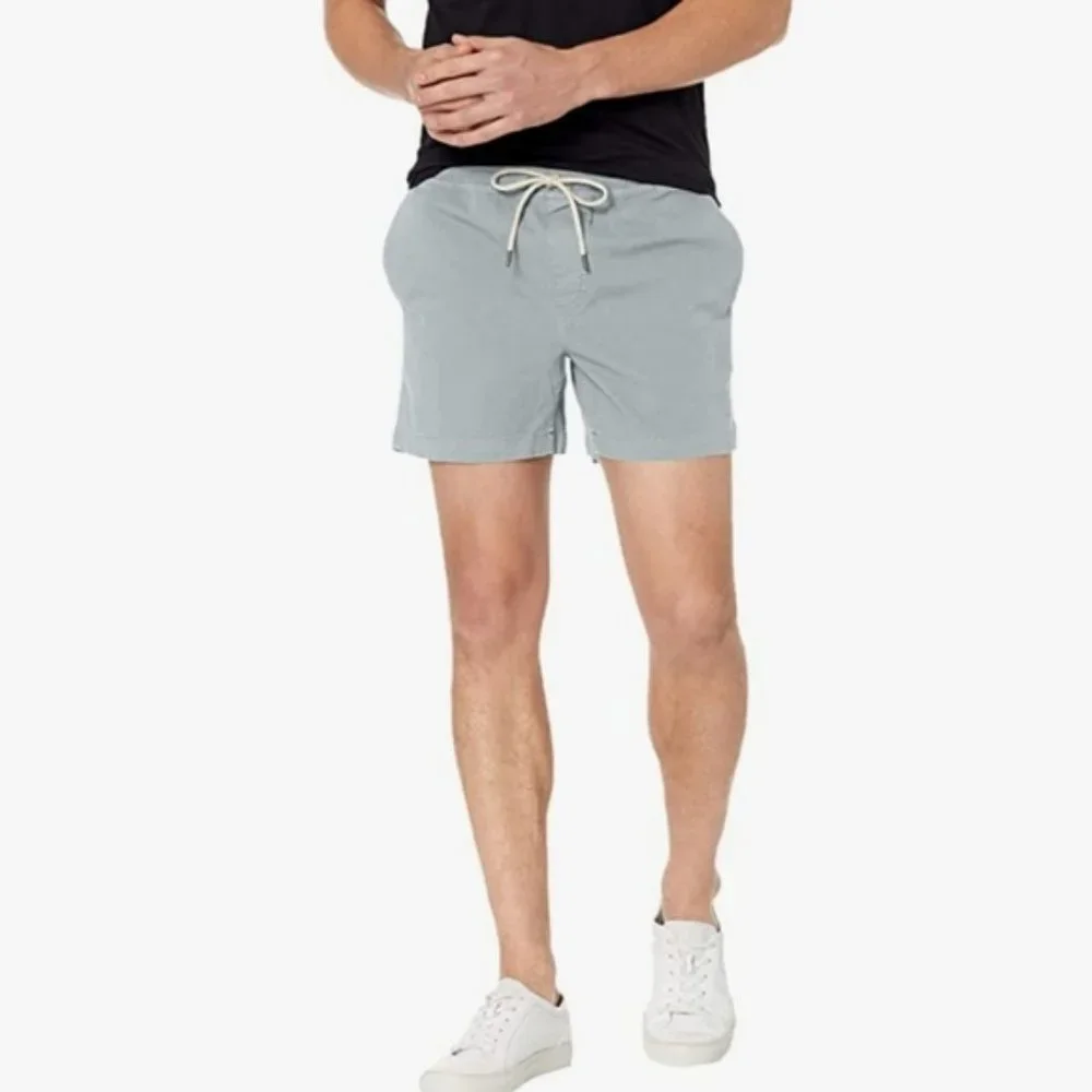 Goodthreads Men's Slim-Fit 5" Pull-on Comfort Stretch Canvas Short Green 3XL - Picture 1 of 9
